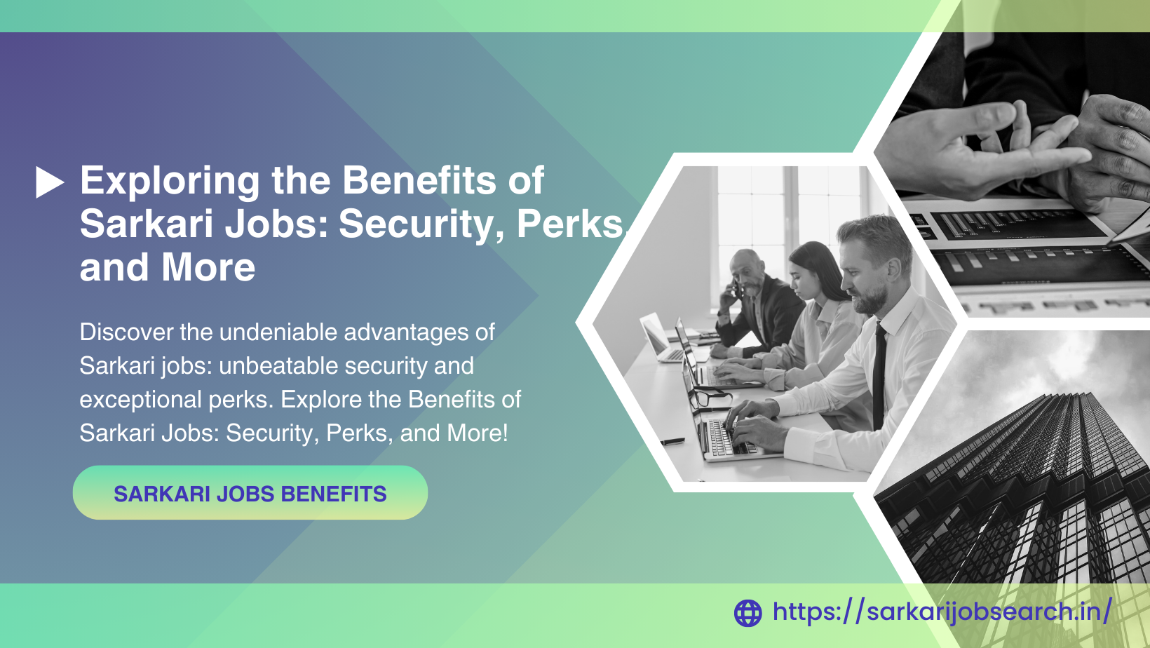 Image depicting Sarkari job benefits and security